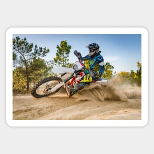 Enduro bike rider Sticker